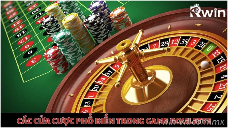 Các loại cược phổ biến trong Roulette