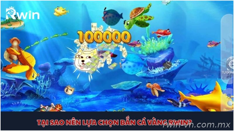 Trải nghiệm game bắn cá vàng Rwin